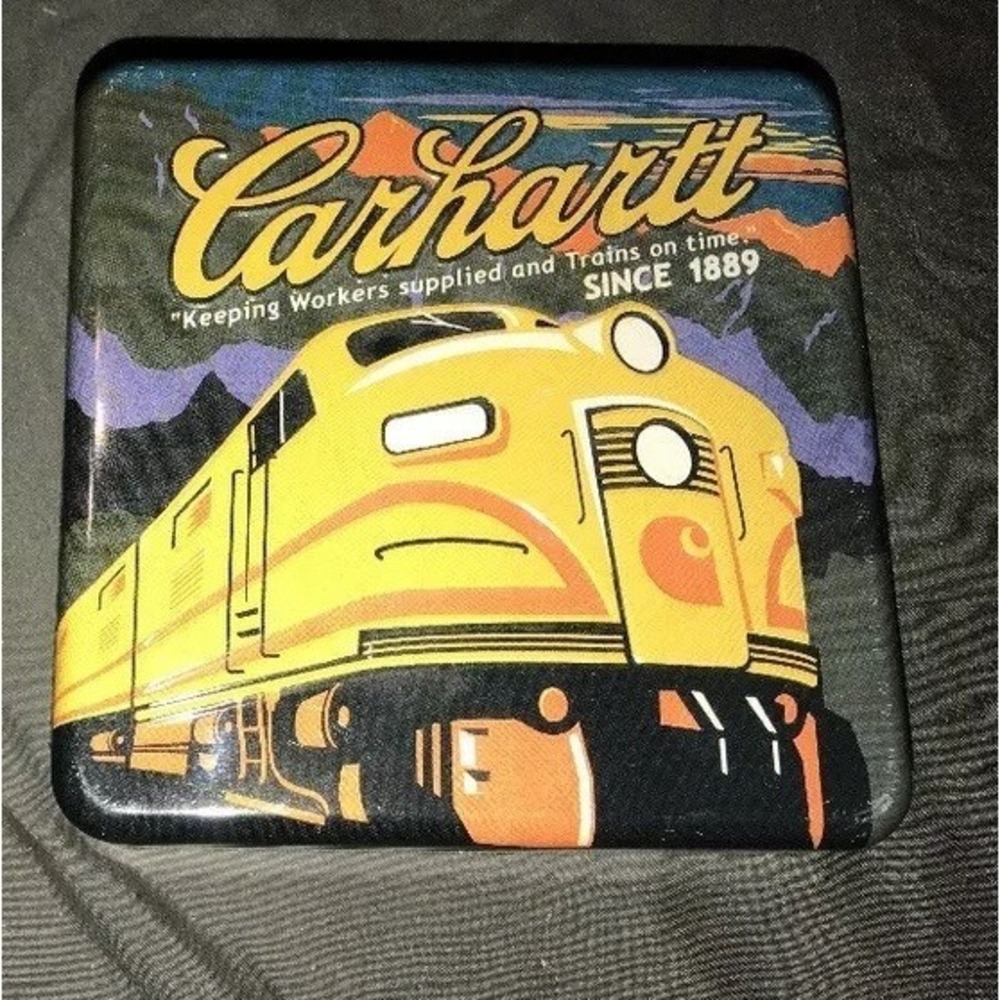 Carhartt‎ Train Locomotive Collector Lidded Tin 5"